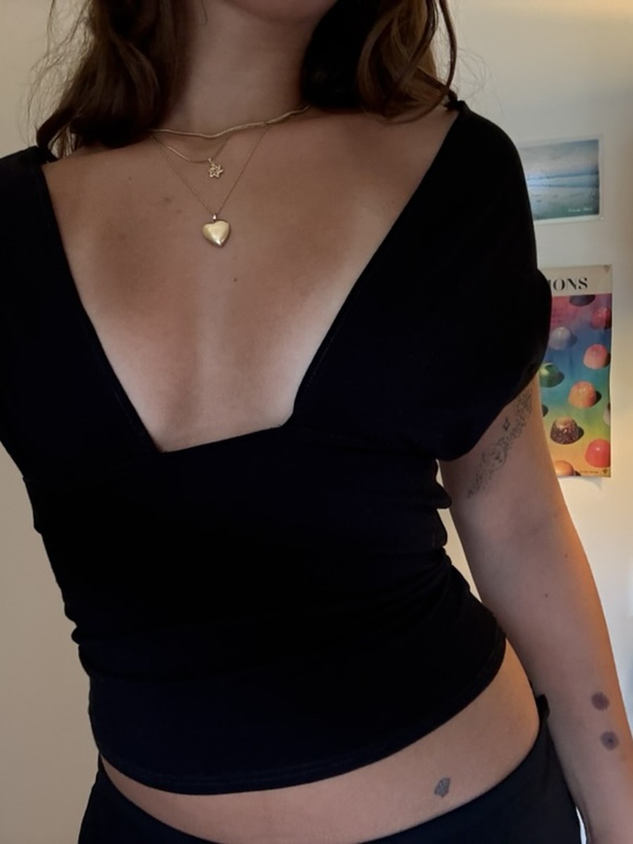 The Multiwear Tie Top in Black