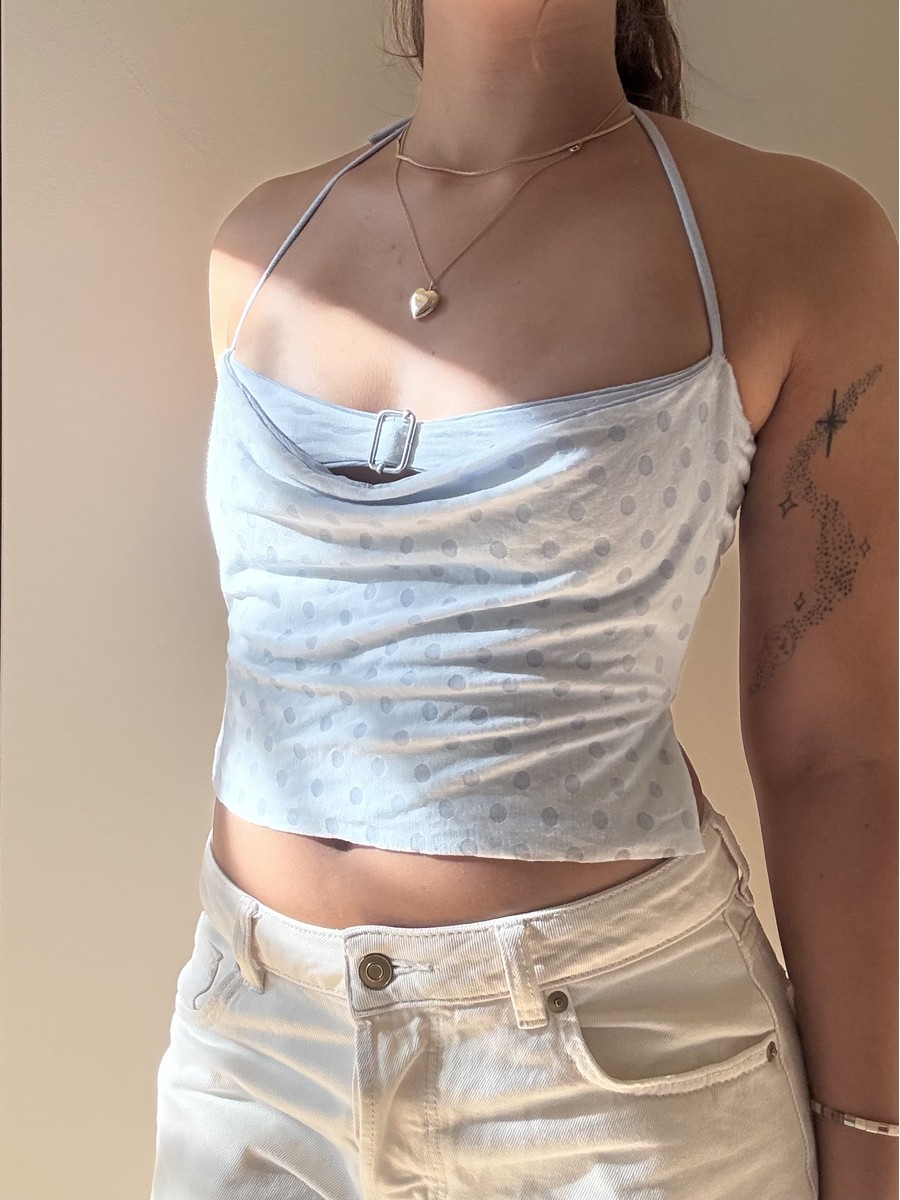 The Buckle Halter Set in Sky Blue